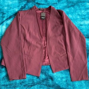 Torrid wine/burgundy blazer